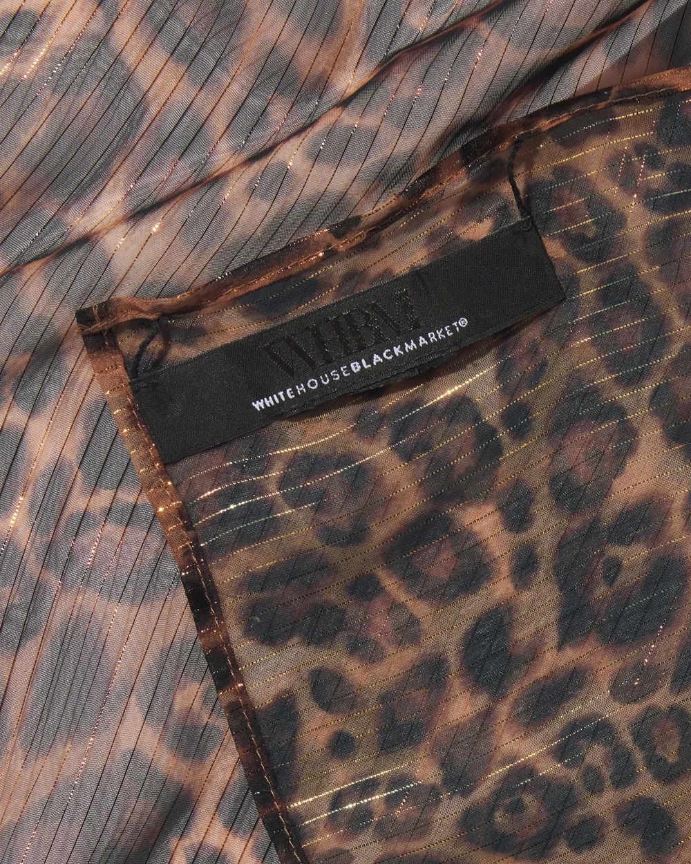 Oblong Leopard Scarf | White House Black Market